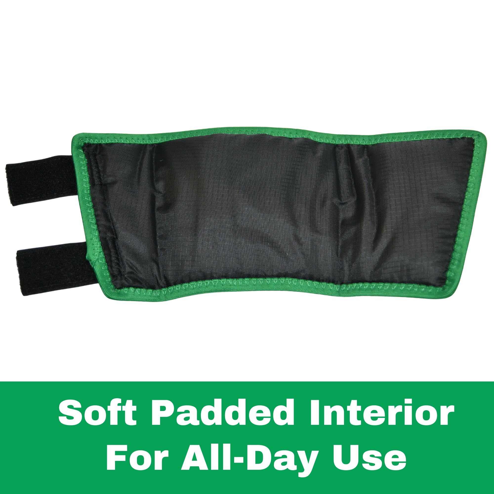 Intrepid International protector de corvejón, interior nylon: forro suave y transpirable para uso diario.