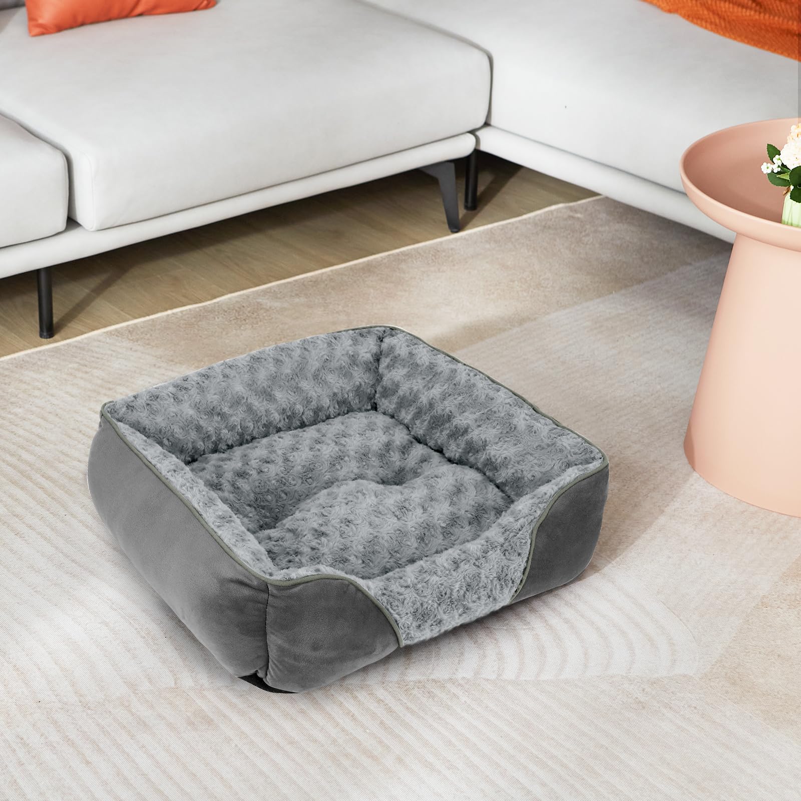 INVENHO cama perro, descanso estable y cómodo para dormir sin resbalones.