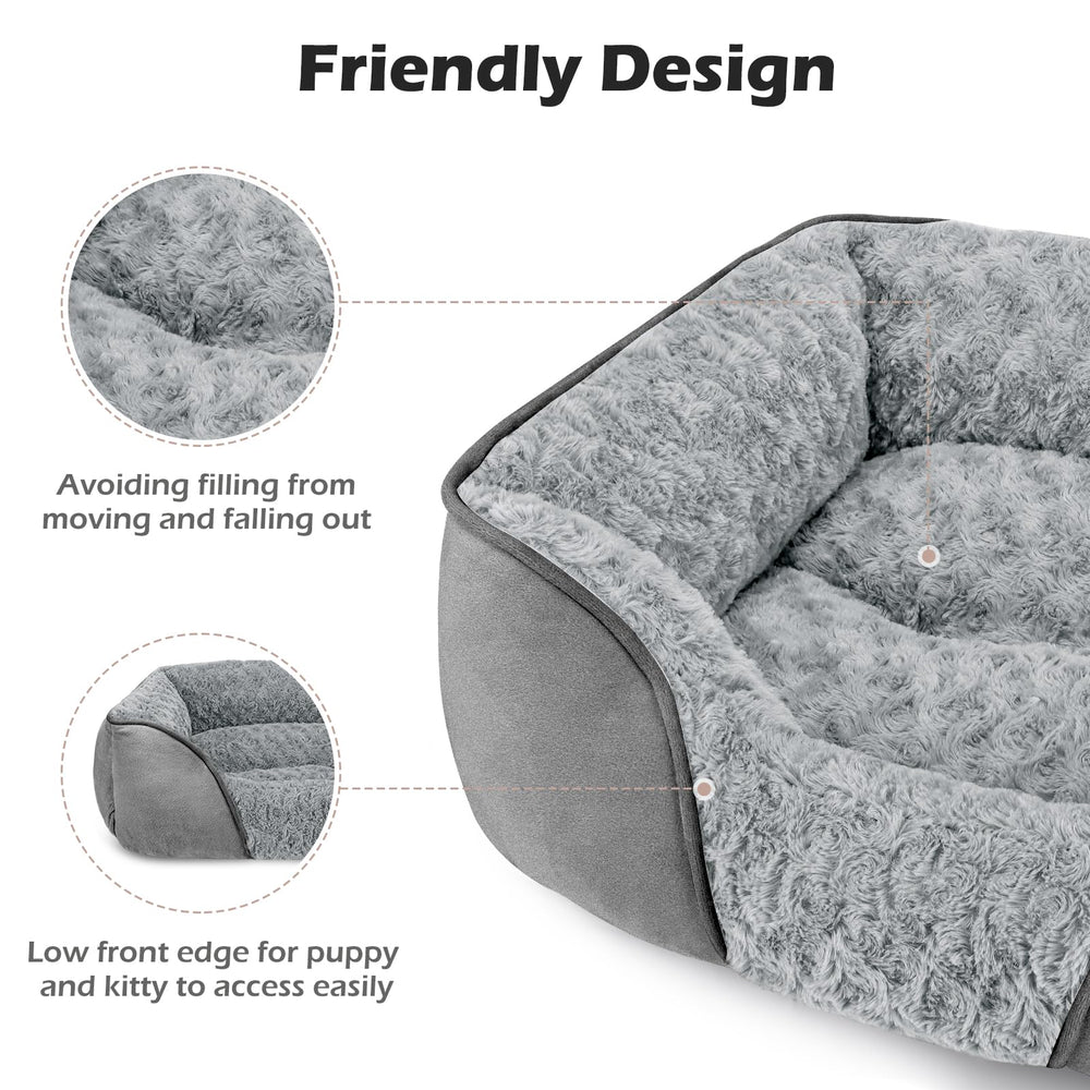 INVENHO cama para perro, lavable a máquina para una limpieza rápida.