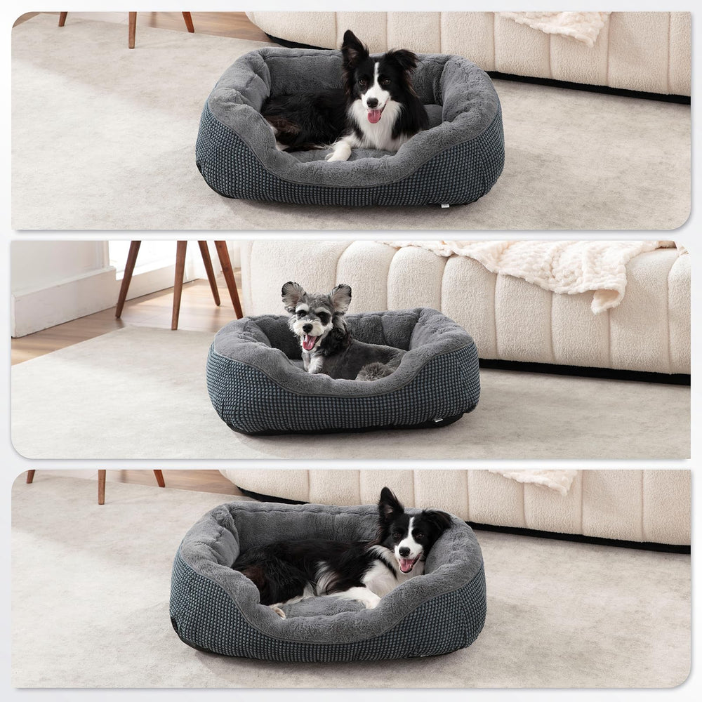 Cama INVENHO para interiores, ideal para siestas tranquilas en casa.