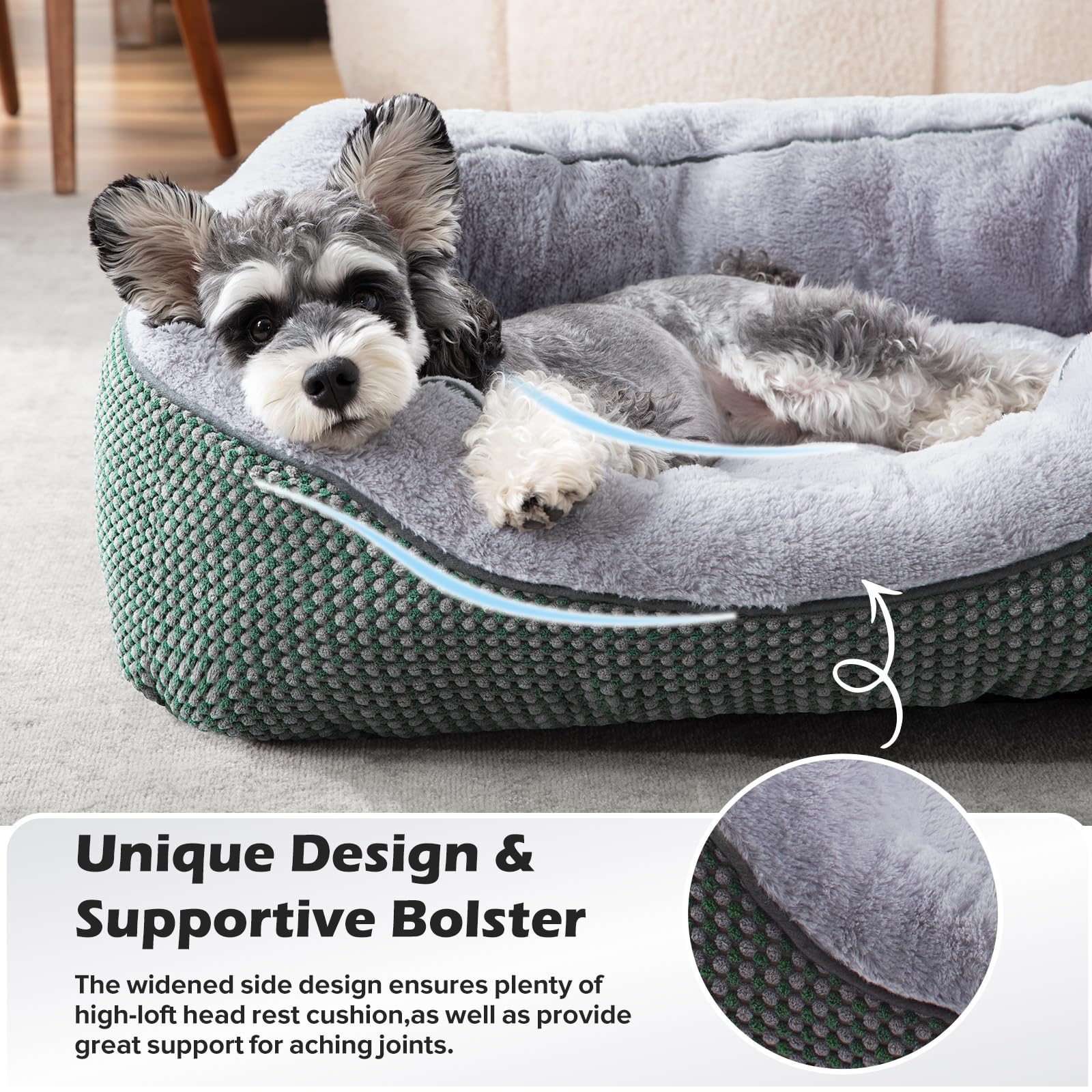 INVENHO cama lavable para perro pequeño, fácil limpieza y mantenimiento