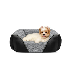 Cama INVENHO para perro pequeño con borde elevado para mayor apoyo