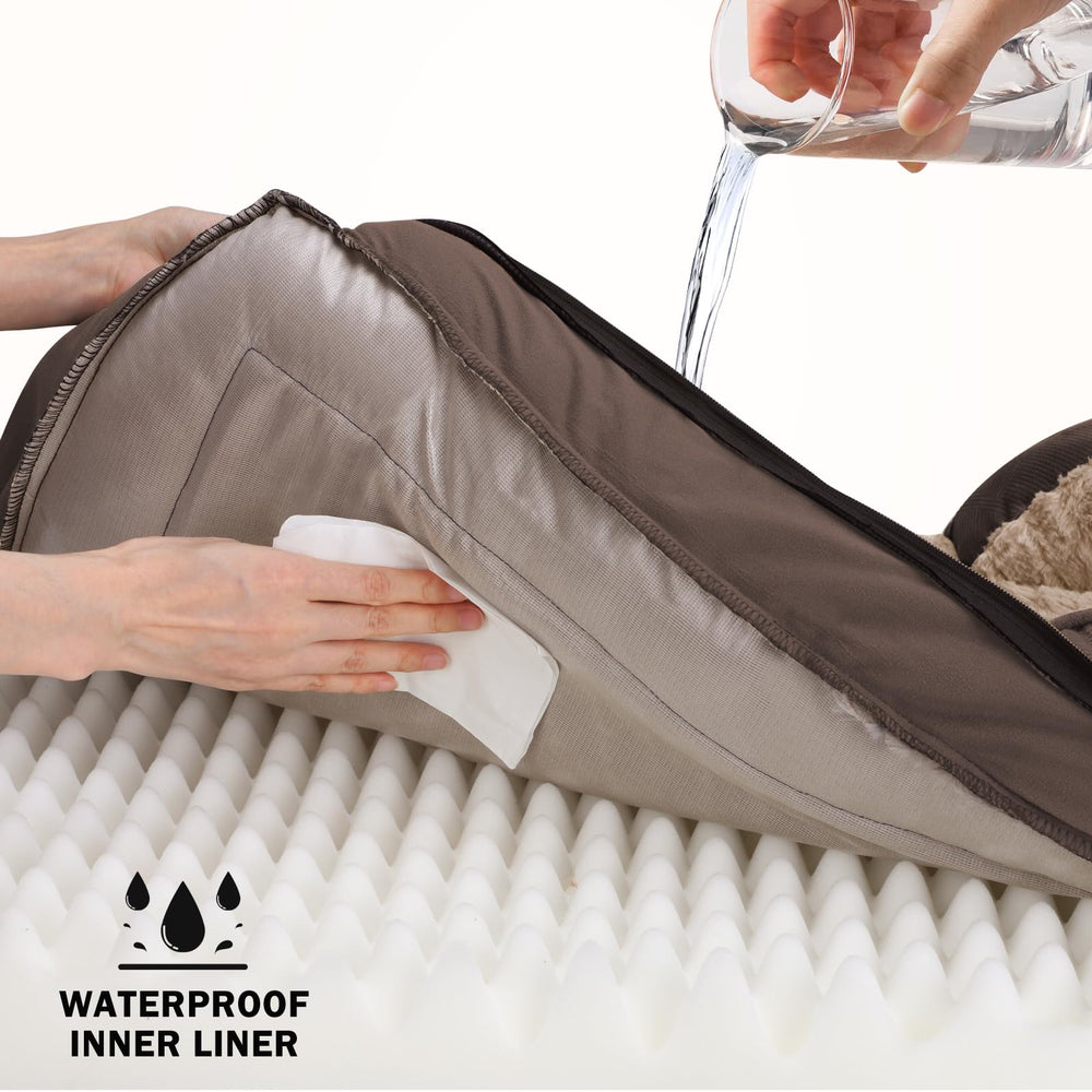 INVENHO forro impermeable interior protege la espuma frente a accidentes.