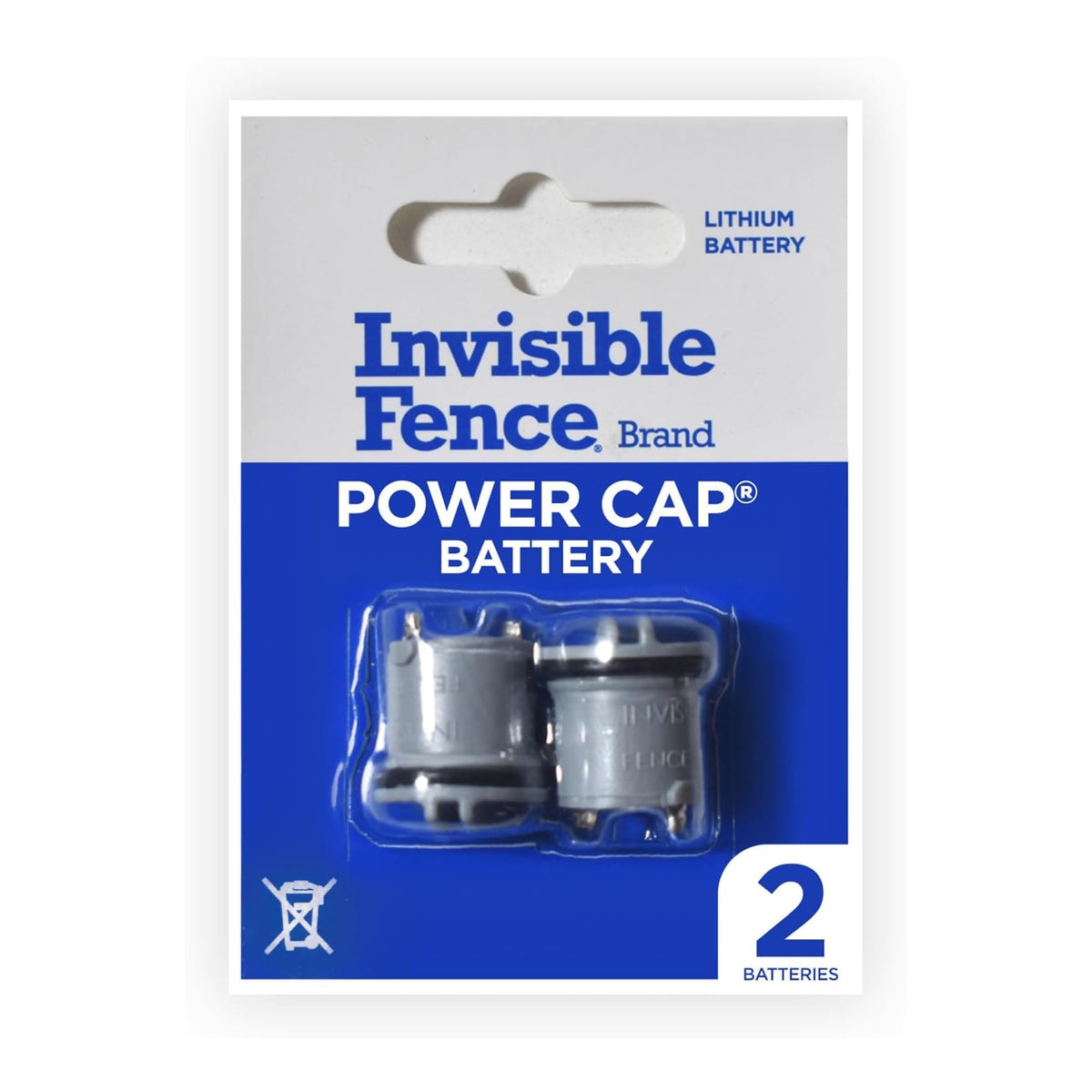Batería original Invisible Fence Power Cap para collar, confiable para la contención diaria.