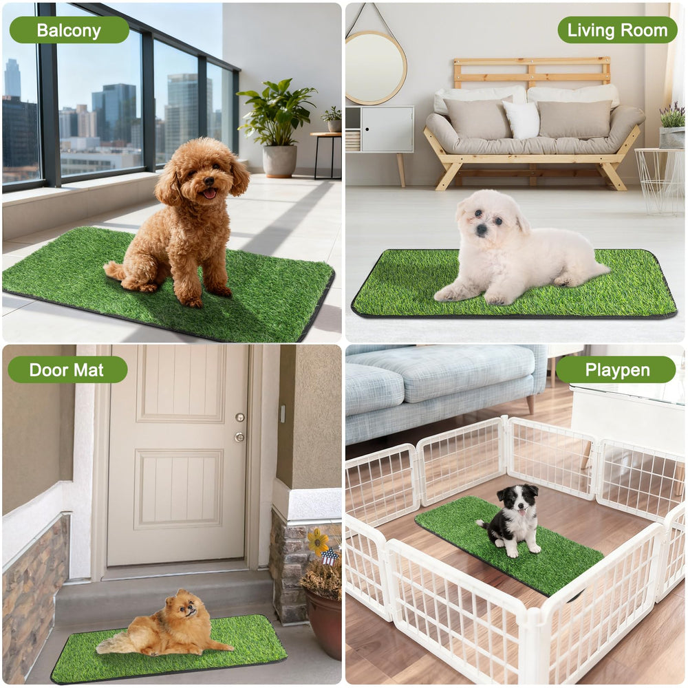 Inwoditeki cesped artificial, alfombra uso multi para casa y patio