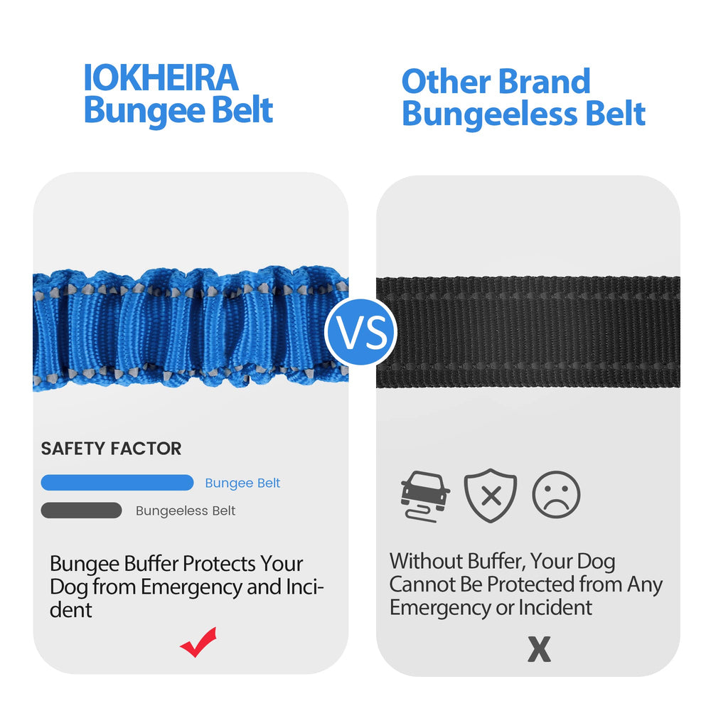 IOKHEIRA amortiguación elástica tipo bungee para frenadas suaves.