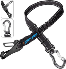 Cinturón para perro IOKHEIRA con enganche y hebilla, uso universal seguro