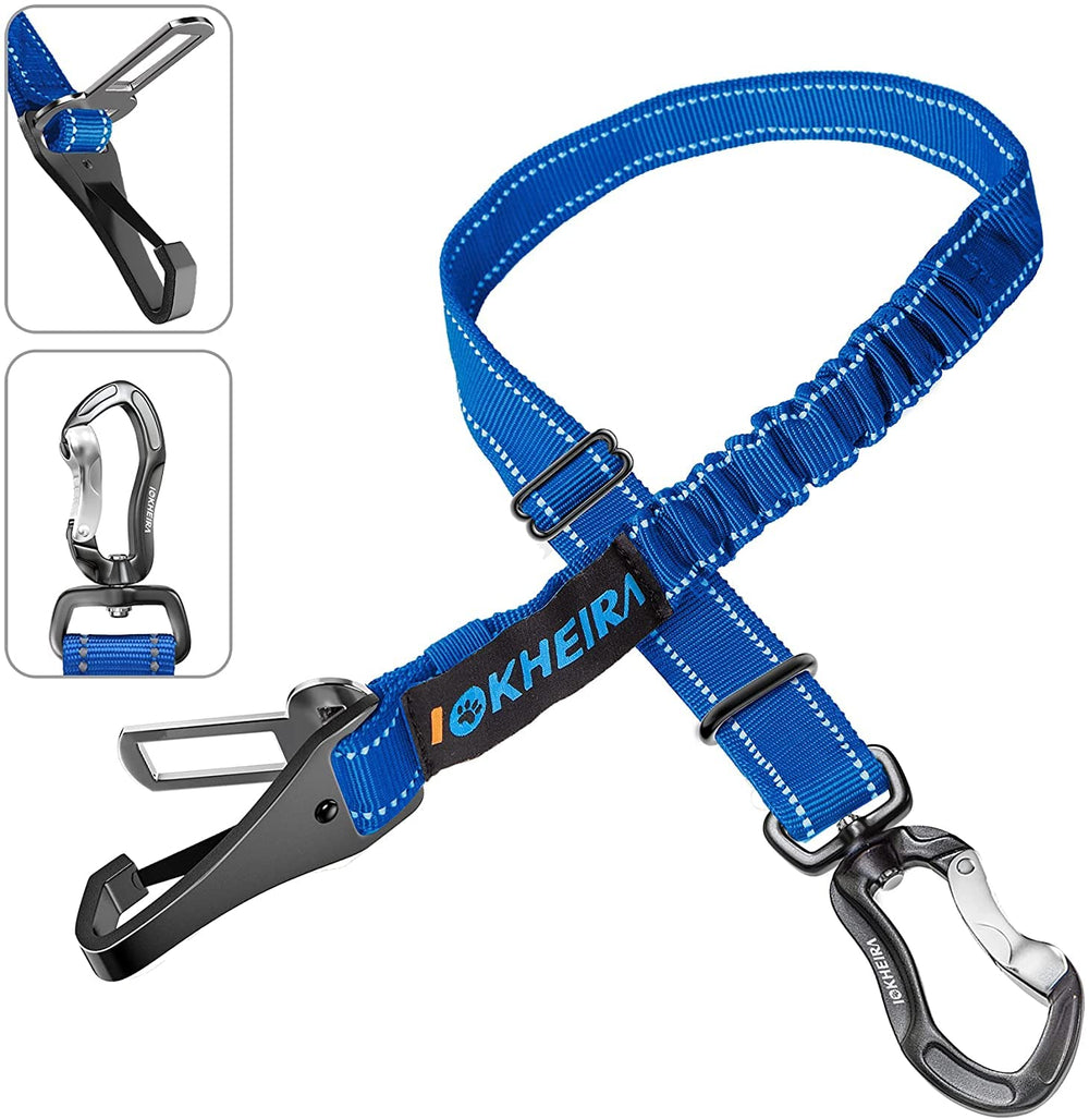 IOKHEIRA cinturón para perro con ajuste universal para cualquier coche.