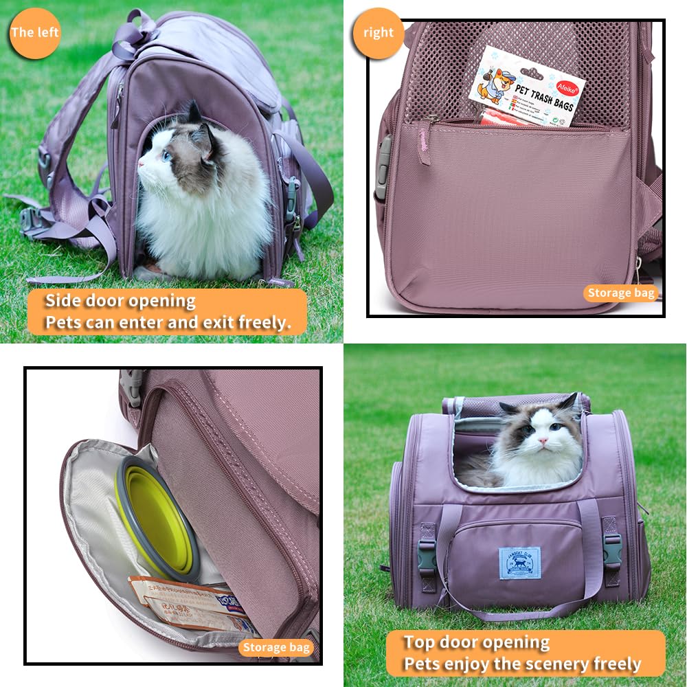 ioview Mochila mascotas modo mano y espalda para comodidad del usuario.
