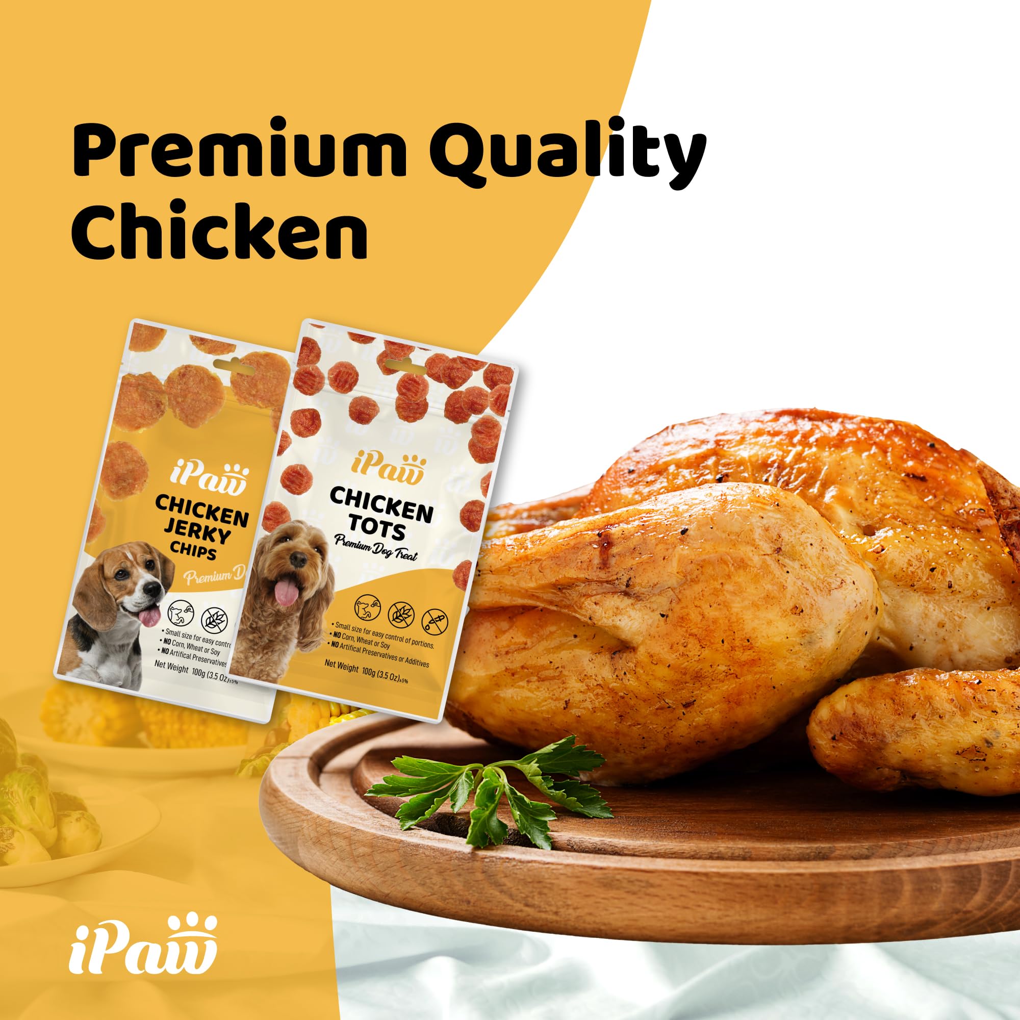 iPaw 5 conjunto de reposición trocitos de pollo para sesiones de adiestramiento efectivas