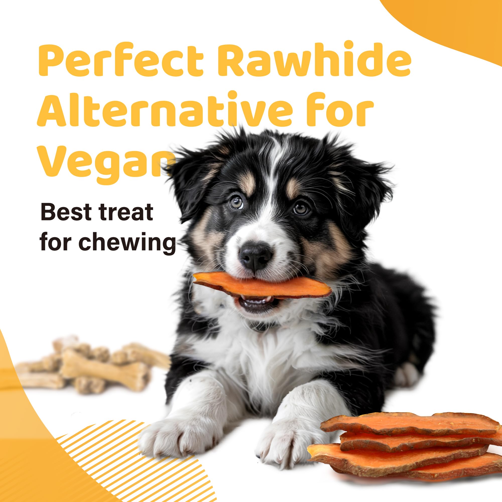 iPaw chuches batata dulce etiqueta hipoalergénica para perros sensibles
