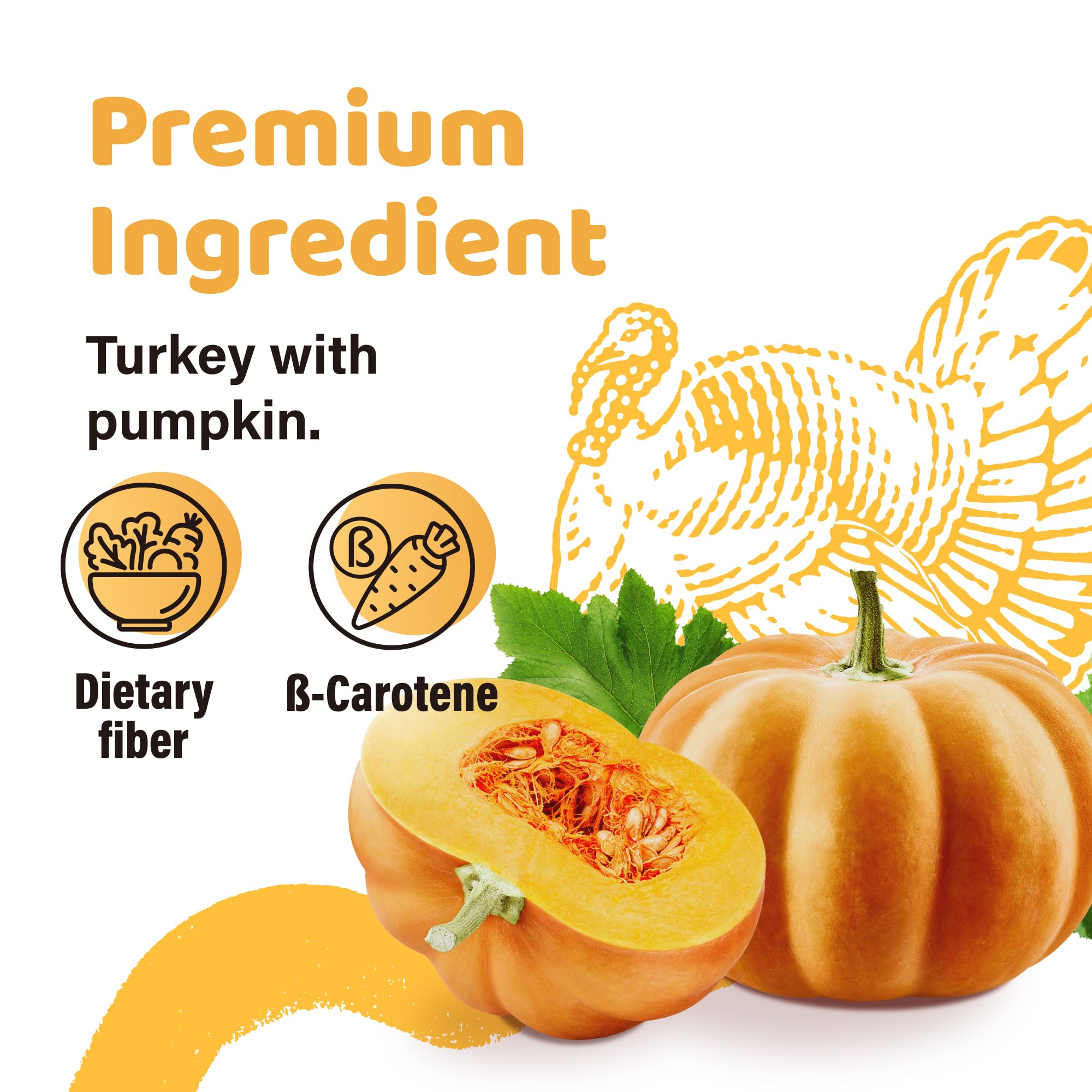 iPaw Premios de pavo con textura suave para entrenamiento.