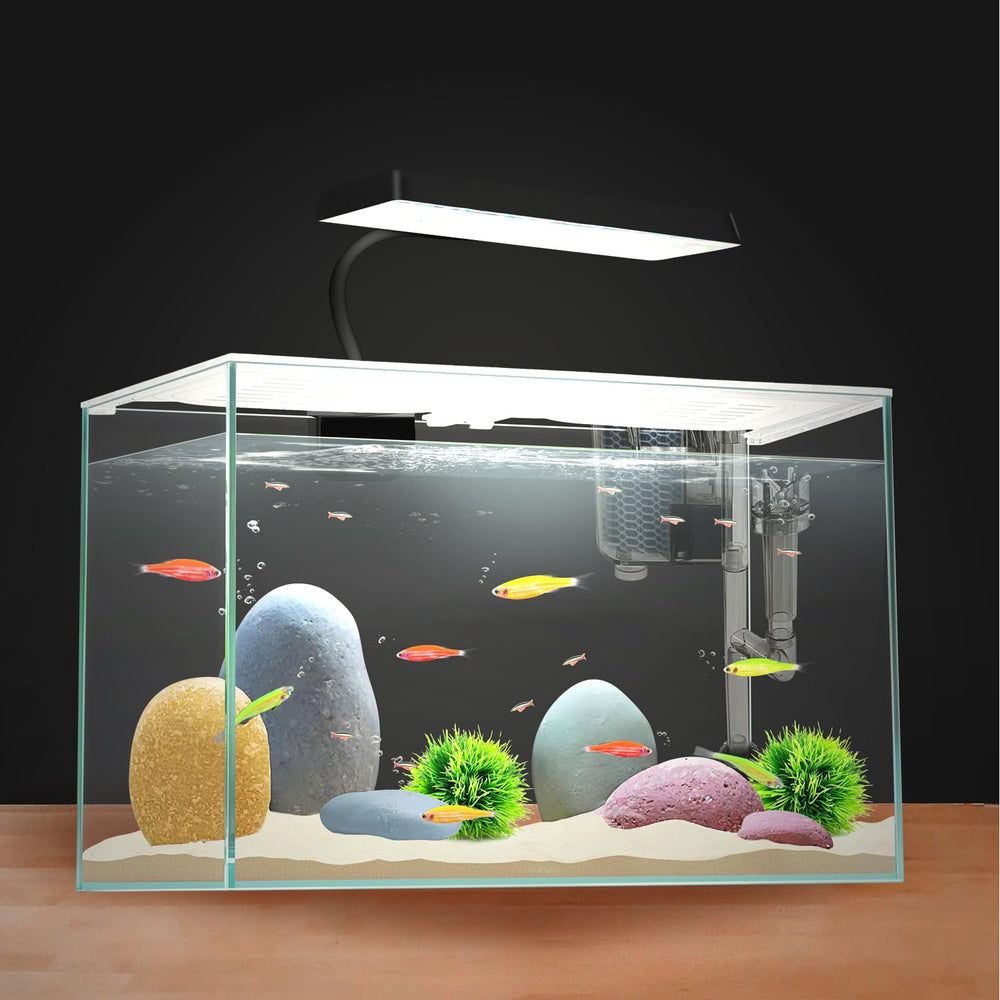 iPriro acuario nano, base EVA negra que añade estabilidad.