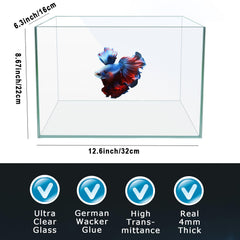 iPriro acuario nano con divisor interior, permite dos Bettas separadas con estilo.