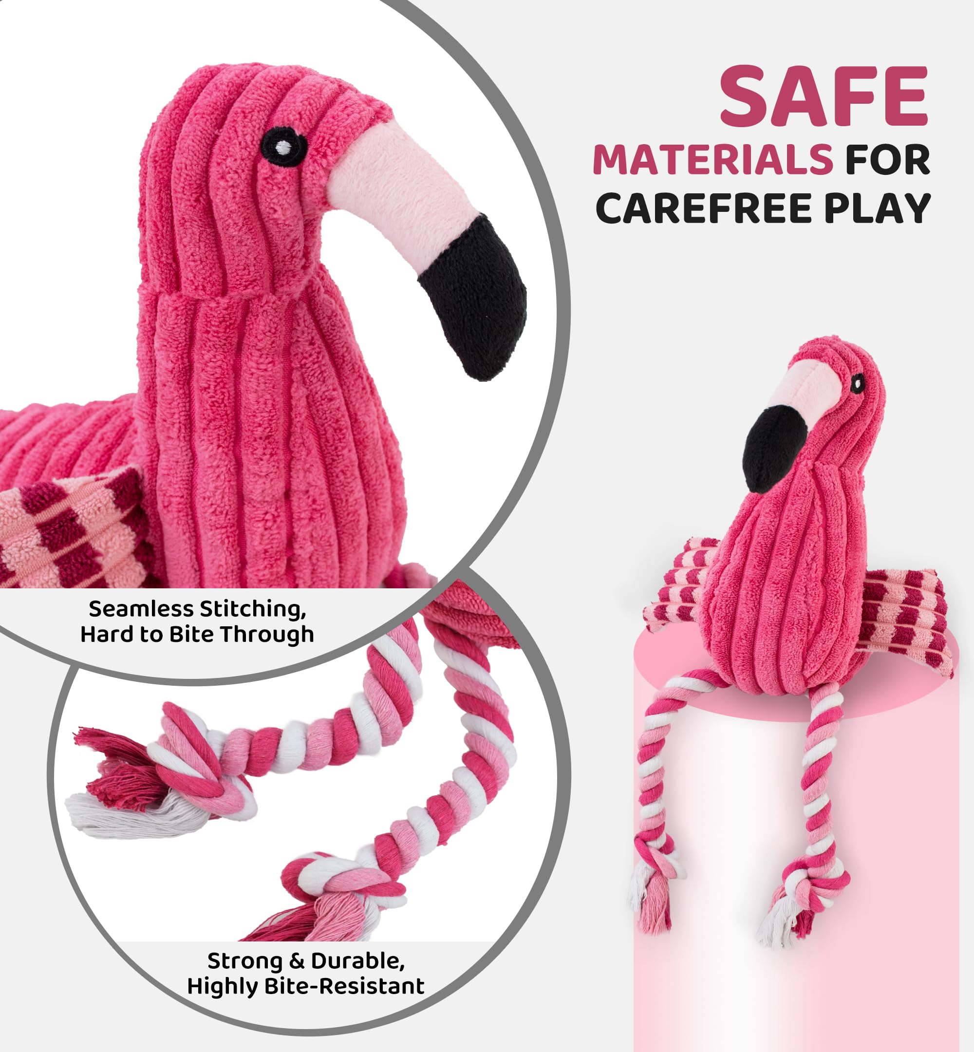 IPTPAS Juguete confort para perros, reduce estrés durante el descanso.
