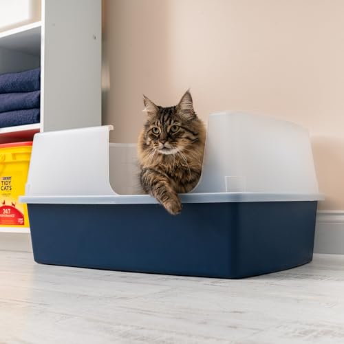 IRIS USA apto para gatos mayores y para gatos que escarban, con espacio cómodo.
