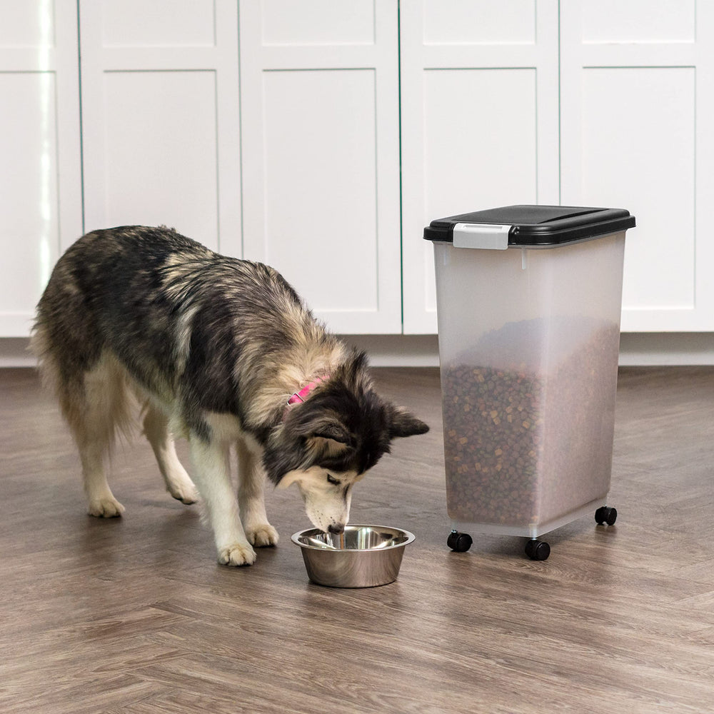 IRIS USA Capacidad 47 cuartos para croquetas de perros y gatos