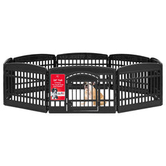 IRIS USA jaula-juego para perro de 24 pulgadas con puerta para acceso fácil.
