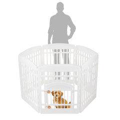 IRIS USA jaula de juego, altura de 34 pulgadas, ideal para perros activos.