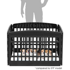 IRIS USA corral con puerta integrada facilita entrar y salir del perro