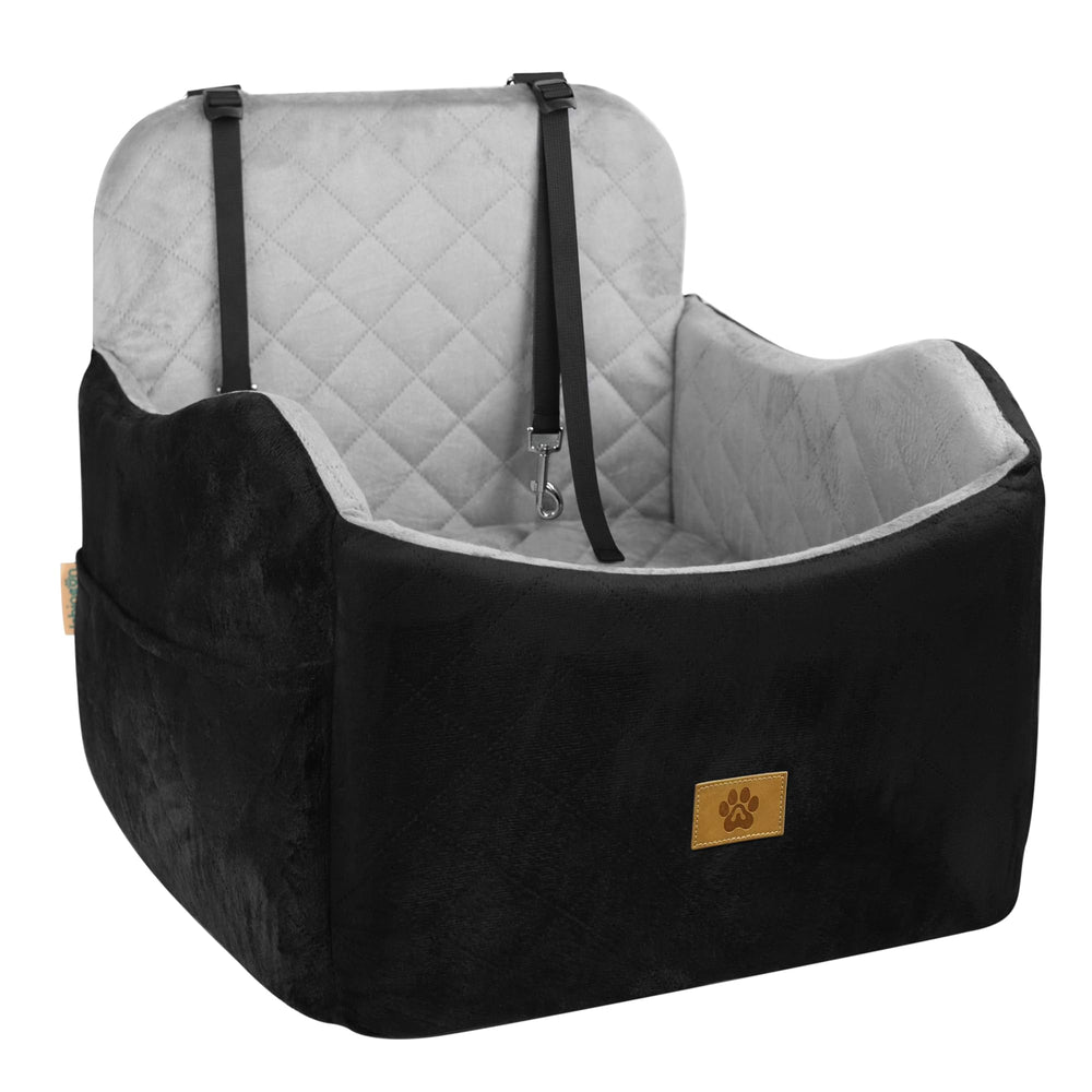 Ishineon asiento de coche para perro pequeño con espuma de memoria para mayor confort