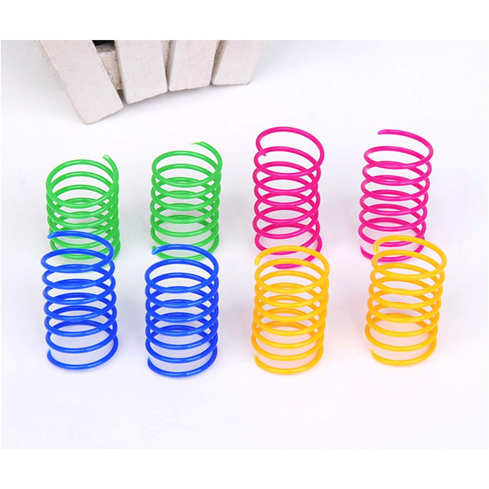 ISMARTEN muelle espiral de plástico, seguro y resistente para gatitos.