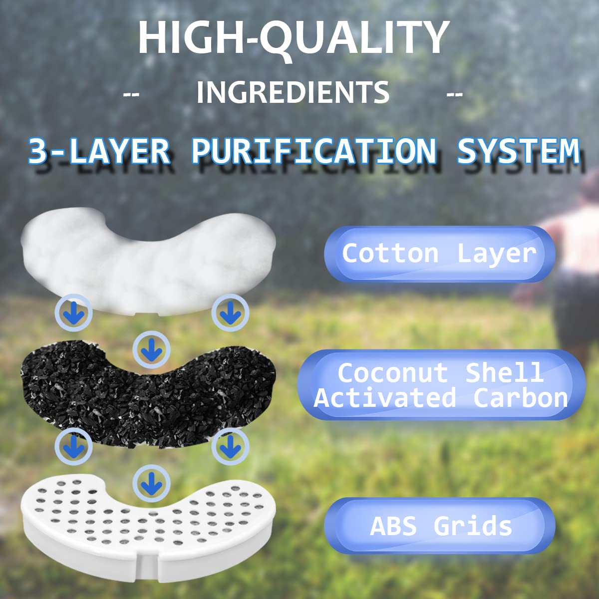 IT'S PURE EXPERT: embalaje individual de filtros de carbón para mayor conveniencia.