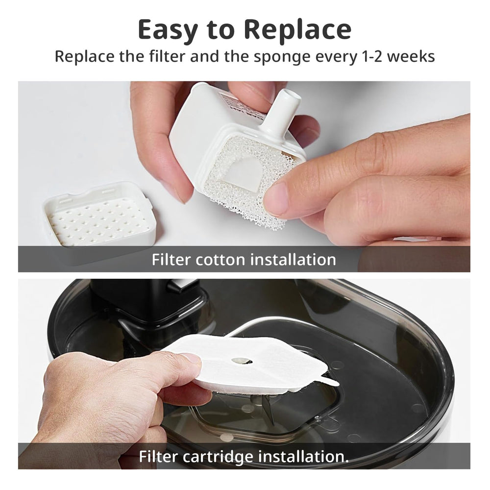 ITSCUTE filtro para gatos con 9 filtros para agua más fresca