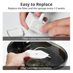 ITSCUTE filtro para gatos con 9 filtros para agua más fresca