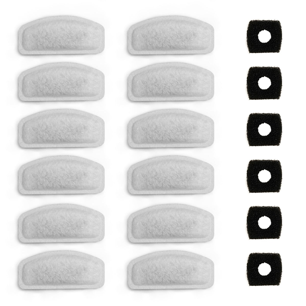 Itscute filtros-carbon-d30-2l: filtros de carbono para agua de gatos, mejor sabor.