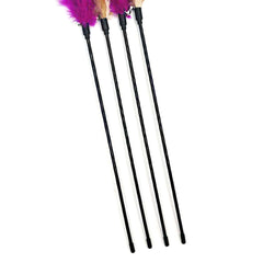 IUHKBH Teaser Wand con colgante pluma resistente para juego prolongado.
