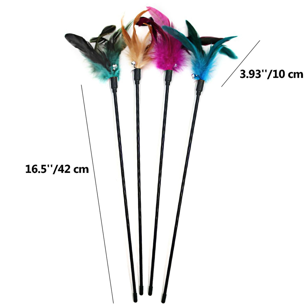 IUHKBH Teaser Wand con pluma para persecución y ejercicio.