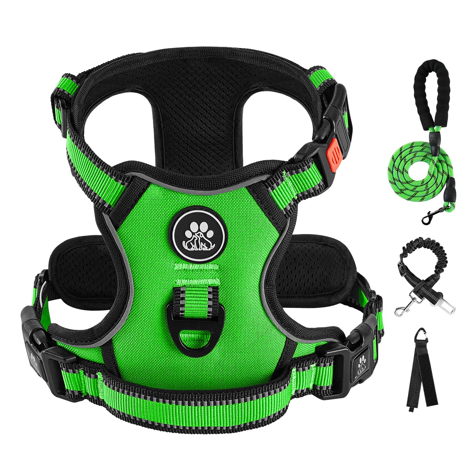 IVY&LANE arnés para perro pequeño con clip frontal para controlar tirones.