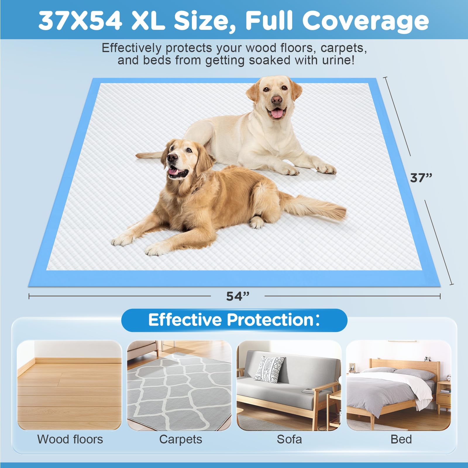 iweepet-pads-superficie-suave-grado-medico: superficie suave que cuida la piel de la mascota.