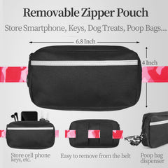 iYoShop bolsa con cremallera desmontable para teléfono, llaves y golosinas