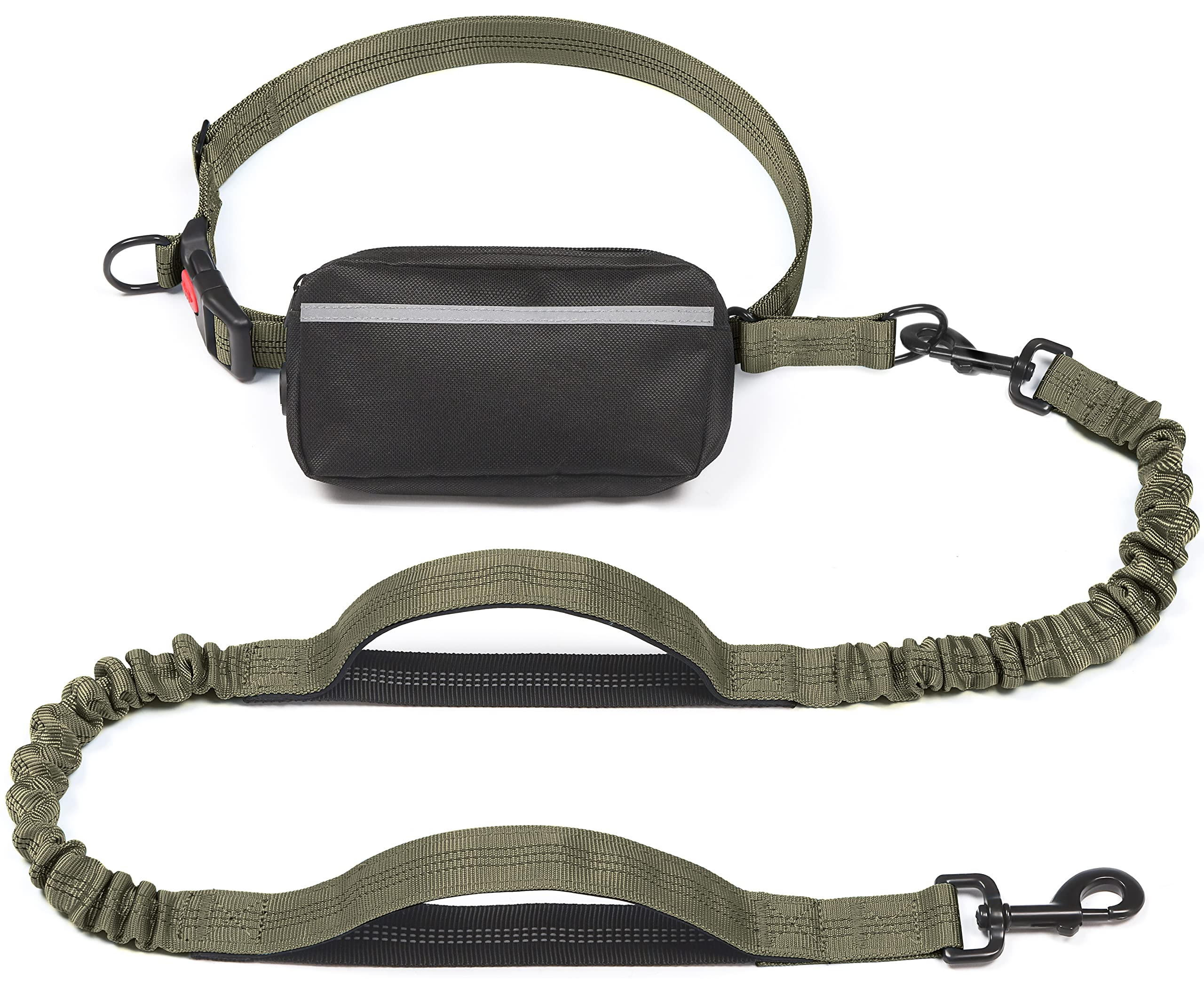 iYoShop correa manos libres con bolsillo y cremallera para llaves y móvil.