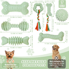iYoway Juguetes Cachorros: piezas para dentición y entretenimiento seguro.