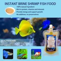JADINGSFARM Daphnia alimento listo para usar, ideal para peces pequeños