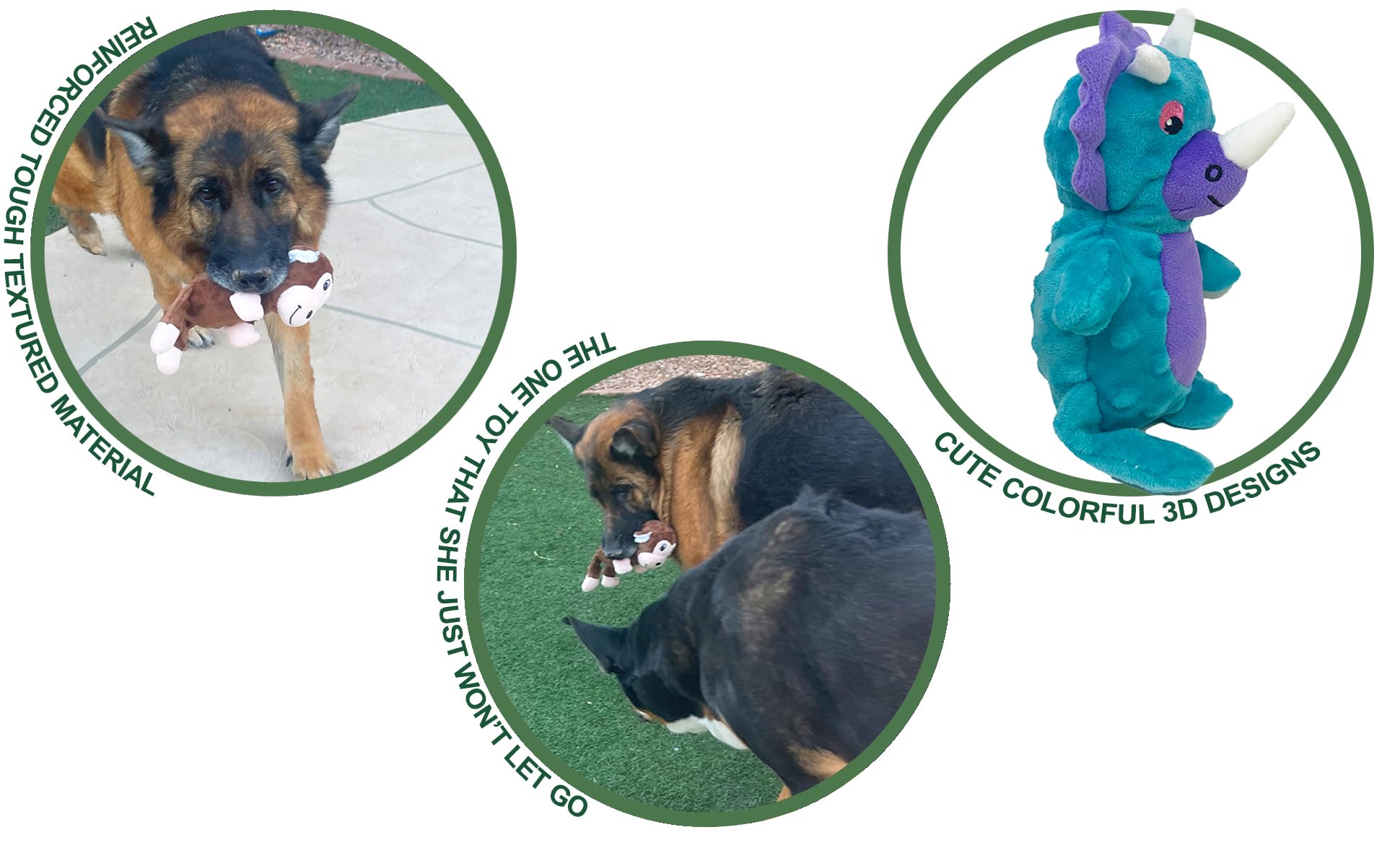 Jalousie: juguete para perro con puntos para mejor agarre