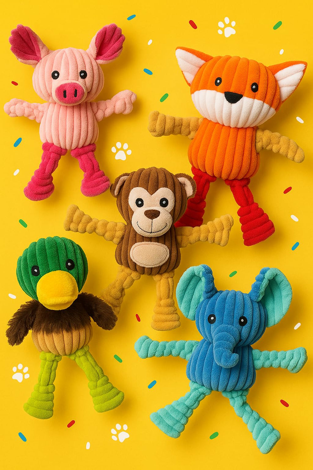 Jalousie juguetes para perros medianos y grandes con agarre cómodo