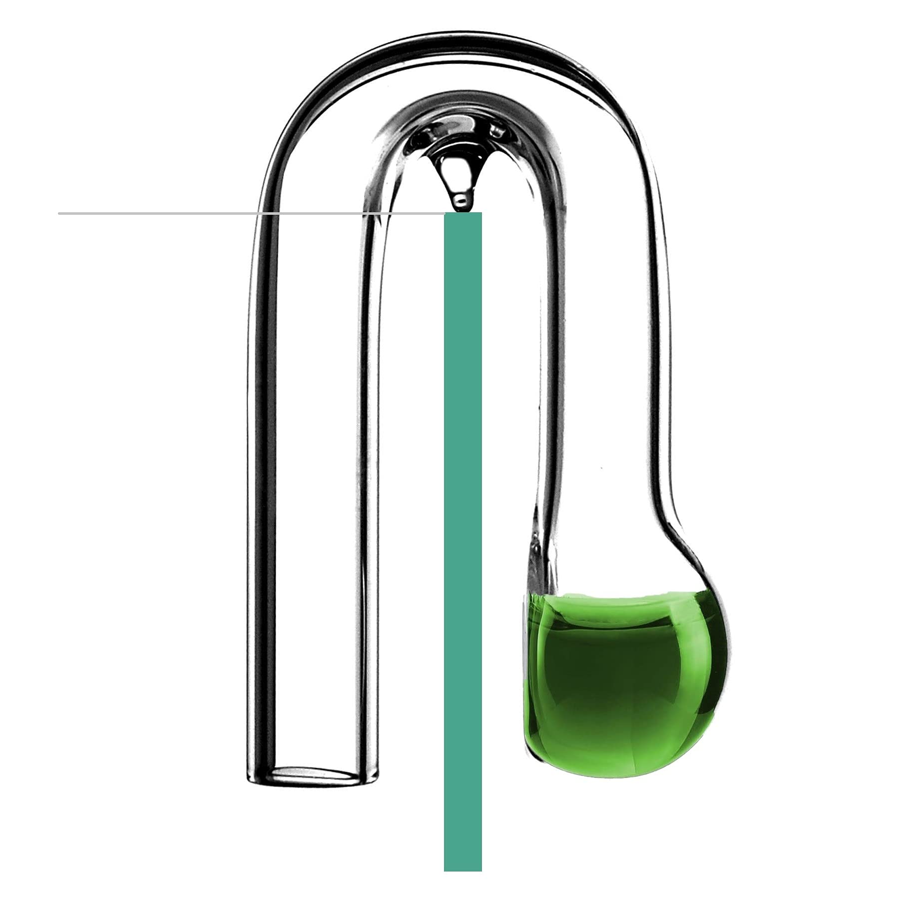 JARDLI Clip Nano Vidrio CO2: monitor discreto para acuario plantado