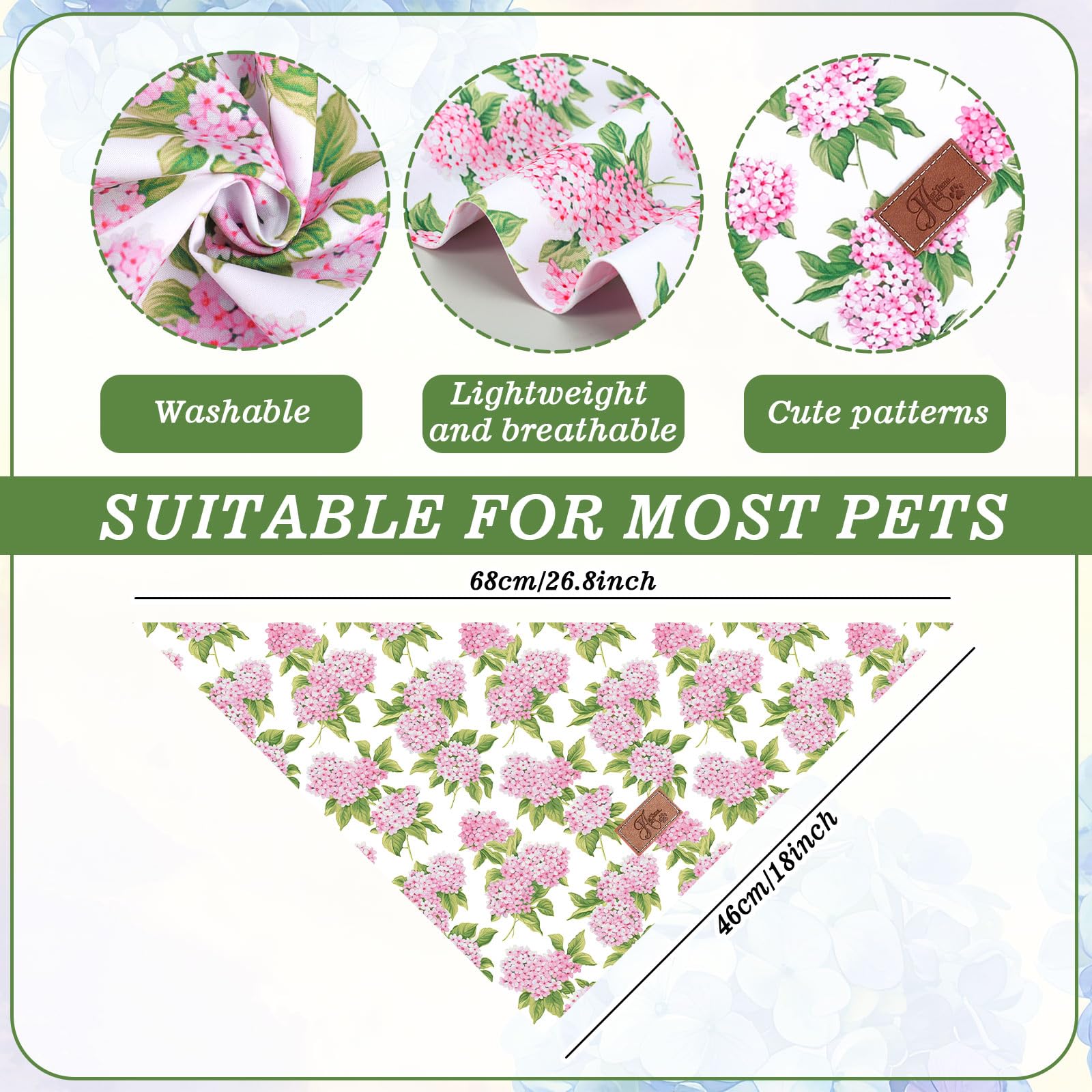 Bandana JarThenaAMCS para perro con diseño de cuadros rosa-azules, ideal para fiestas