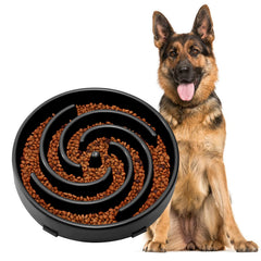 Bol ralentisseur JASGOOD – design spirale, ralentit l'alimentation pour une dégustation plus lente