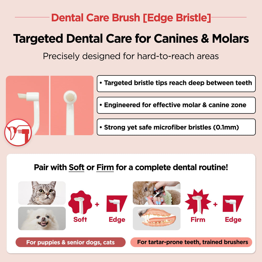 Cepillo dental JAYU PET con cerdas diagonales para limpieza entre dientes.