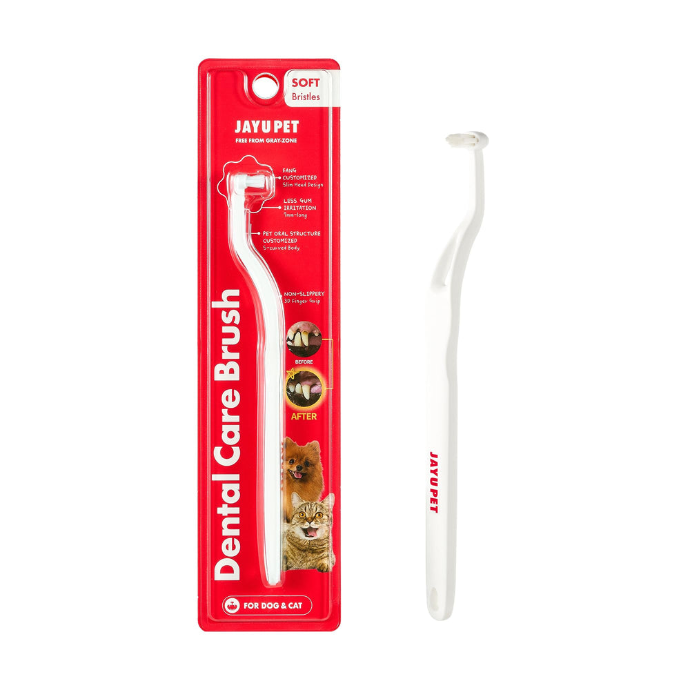 JAYU PET cepillo dental con fibras suaves 0-08mm, ideal para iniciar cepillado