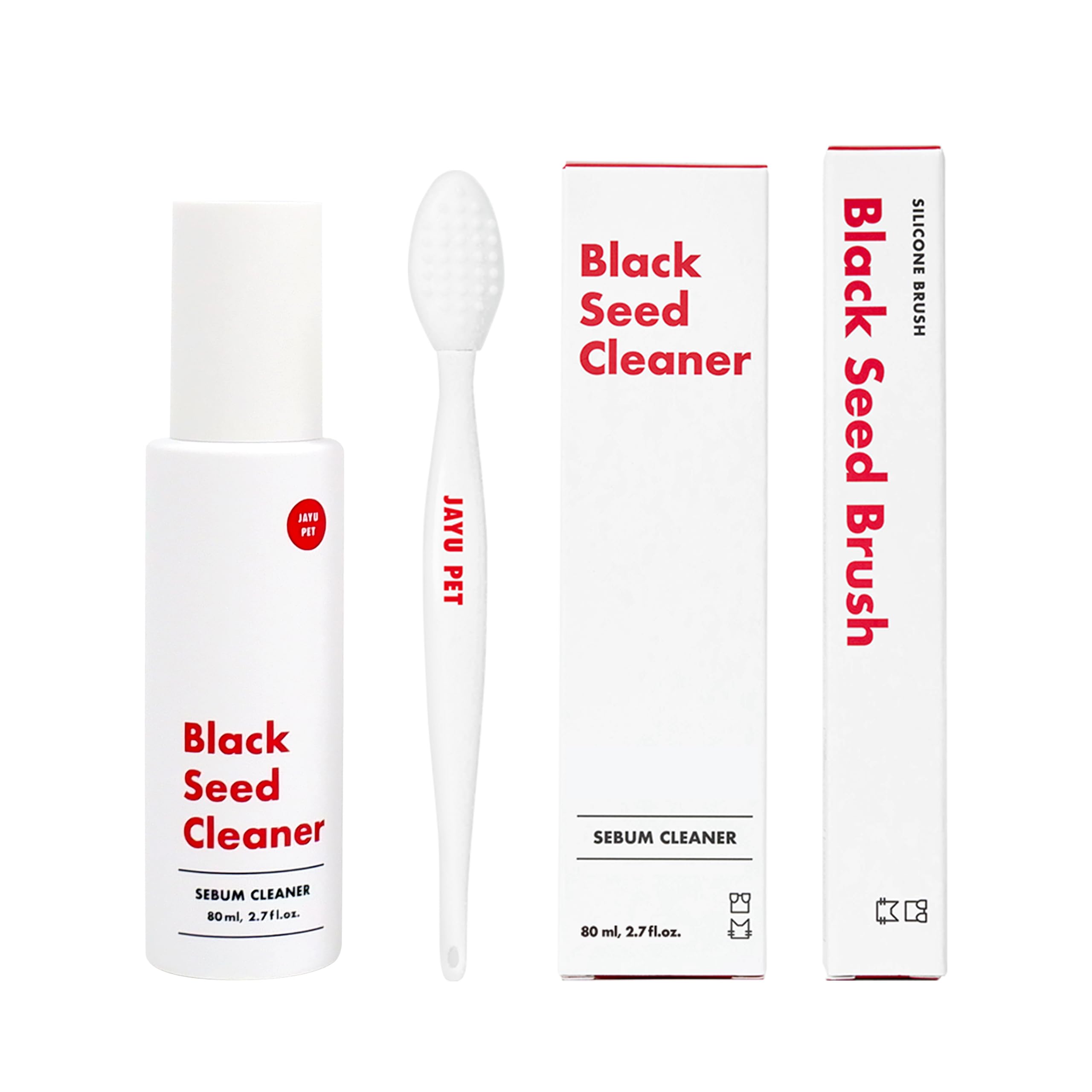 JAYU PET limpiador de 80 ml para la barbilla del gato.