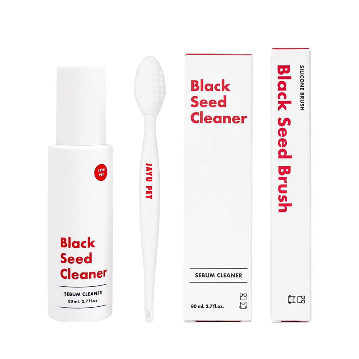 JAYU PET limpiador de 80 ml para la barbilla del gato.