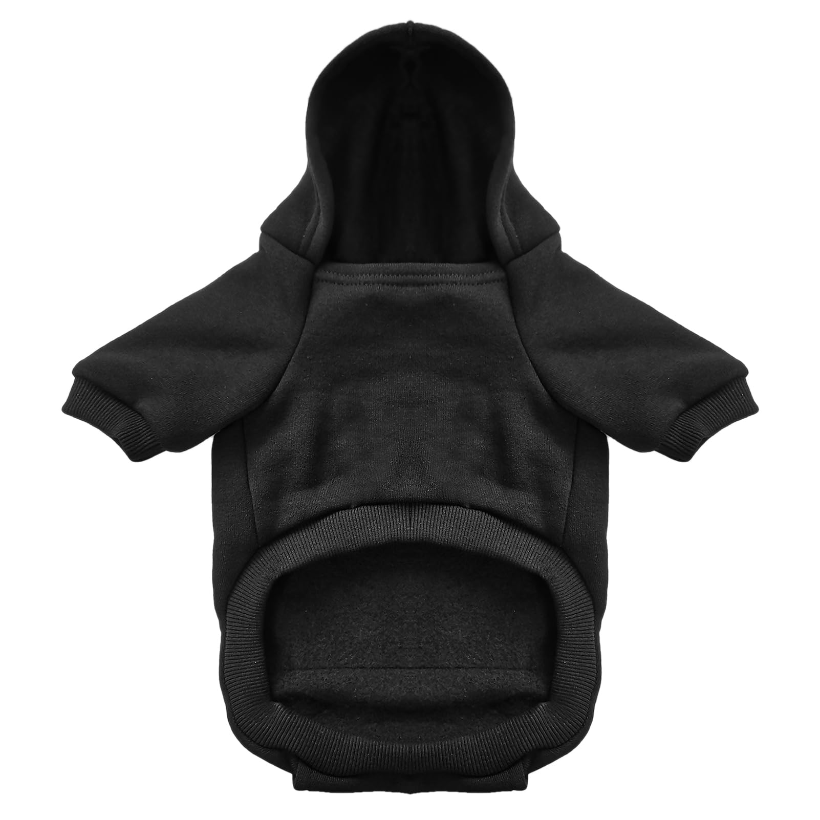 Jecikelon diseño clásico de sudadera para perro pequeño, color negro