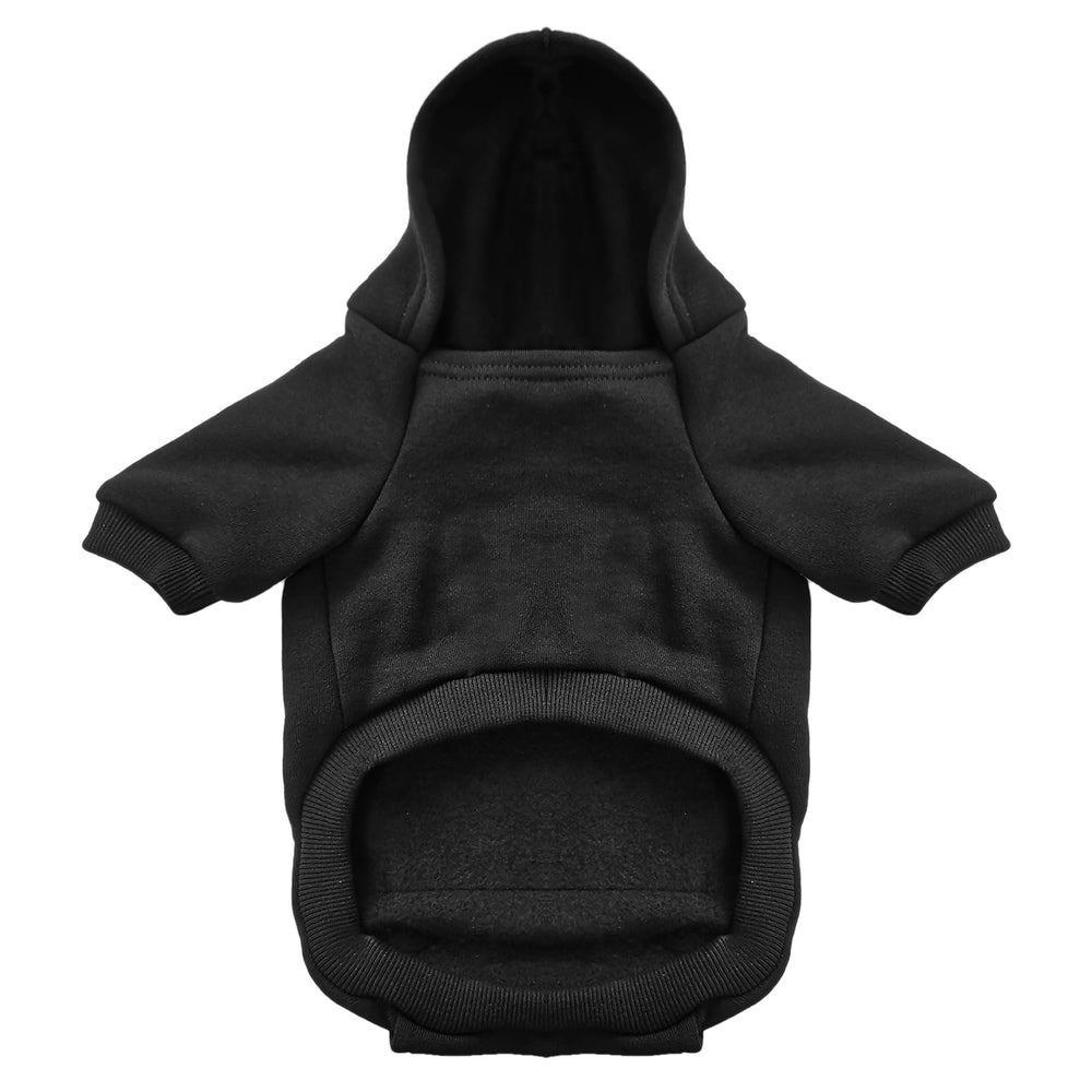 Jecikelon diseño clásico de sudadera para perro pequeño, color negro