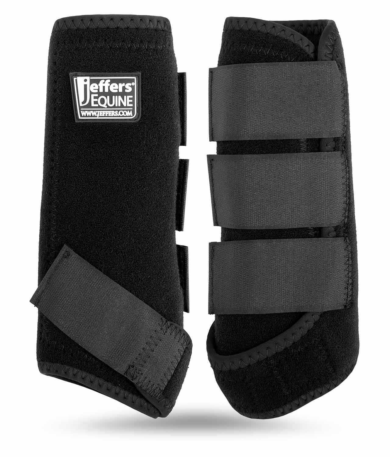 Jeffers botas protectoras caballos, neopreno frontal, protección para entrenamiento